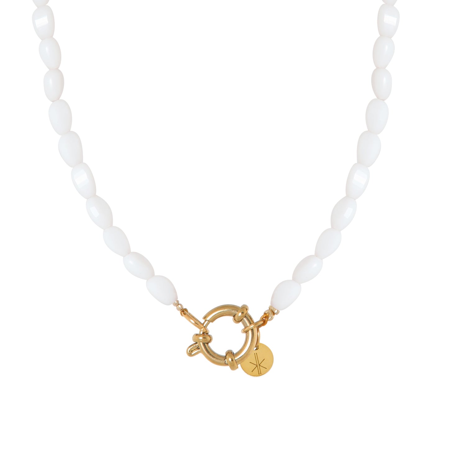 Ketting White Glow-gold