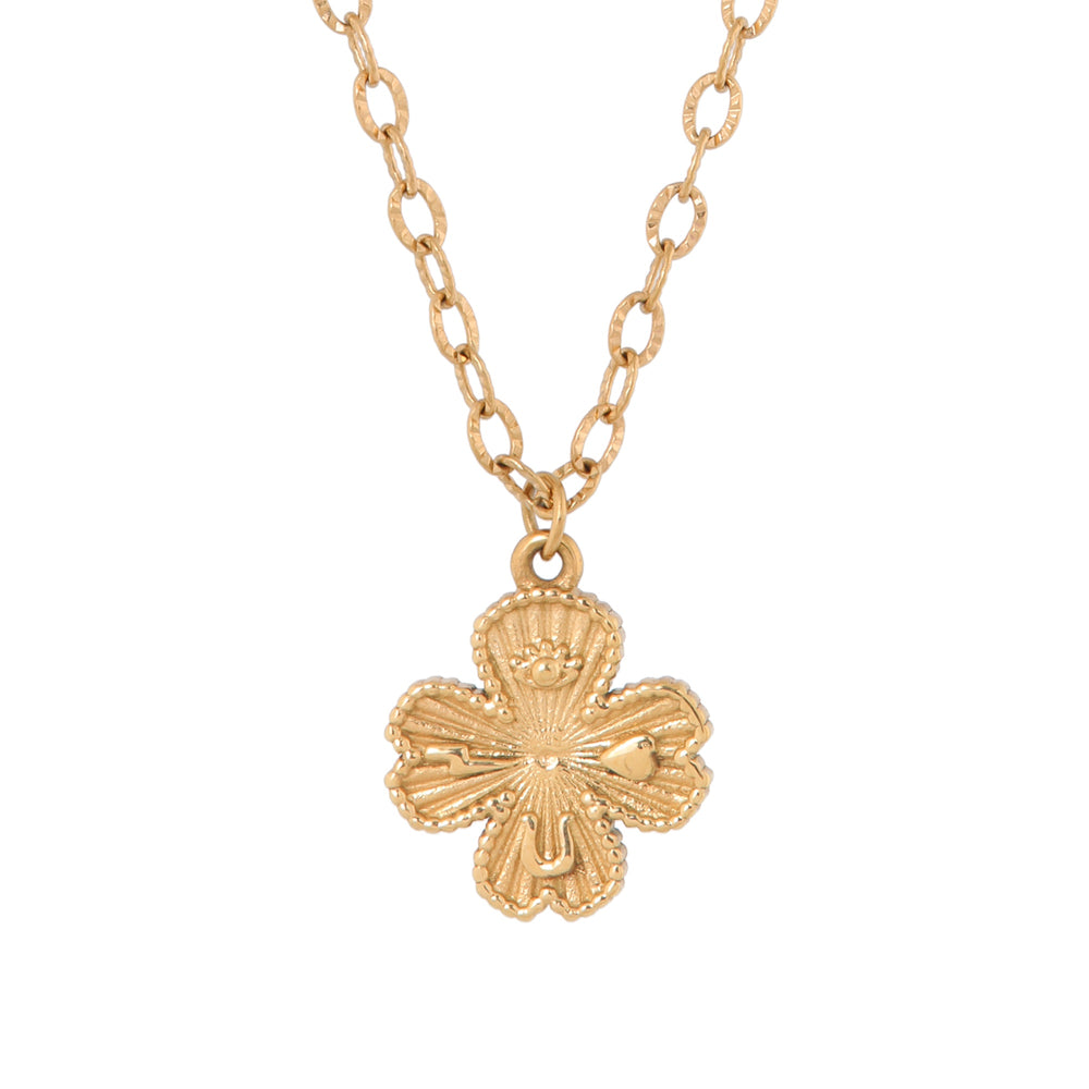 Ketting Wish me luck-gold
