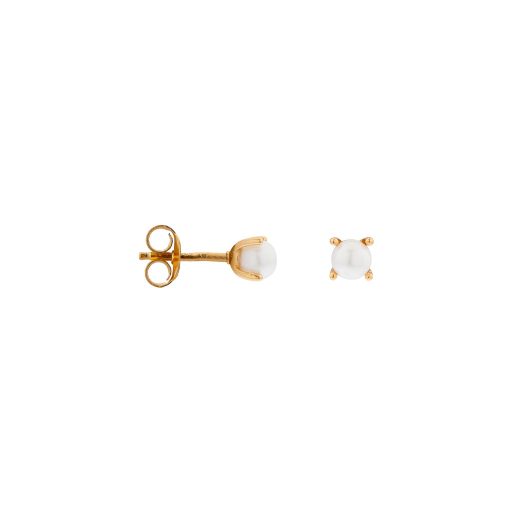 Studs Pearl-gold