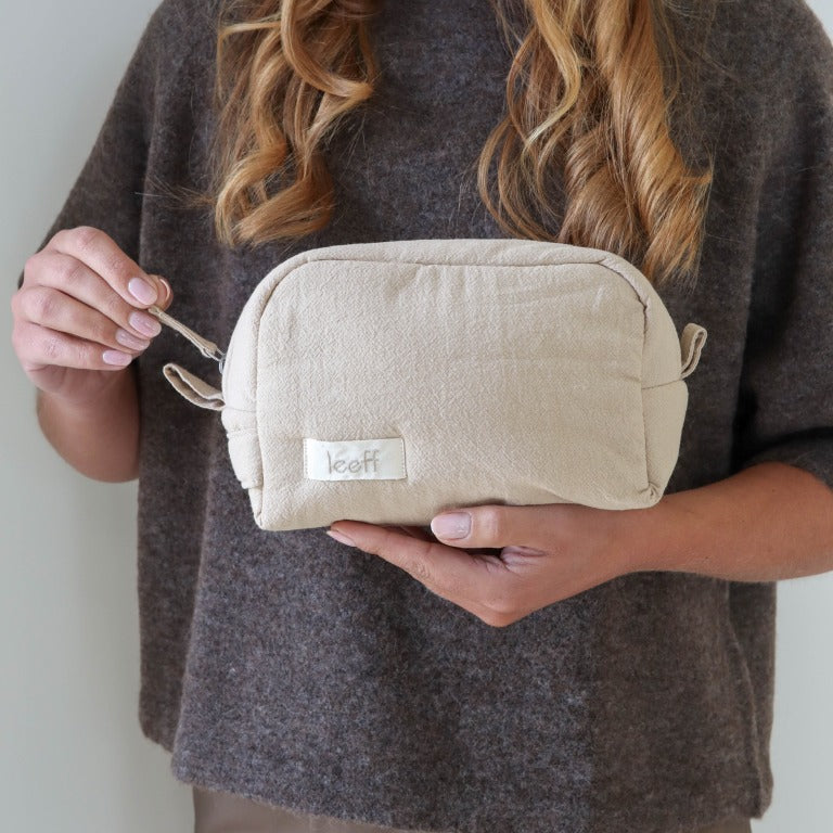 Toilettas Taeke 20x10x14cm-zand