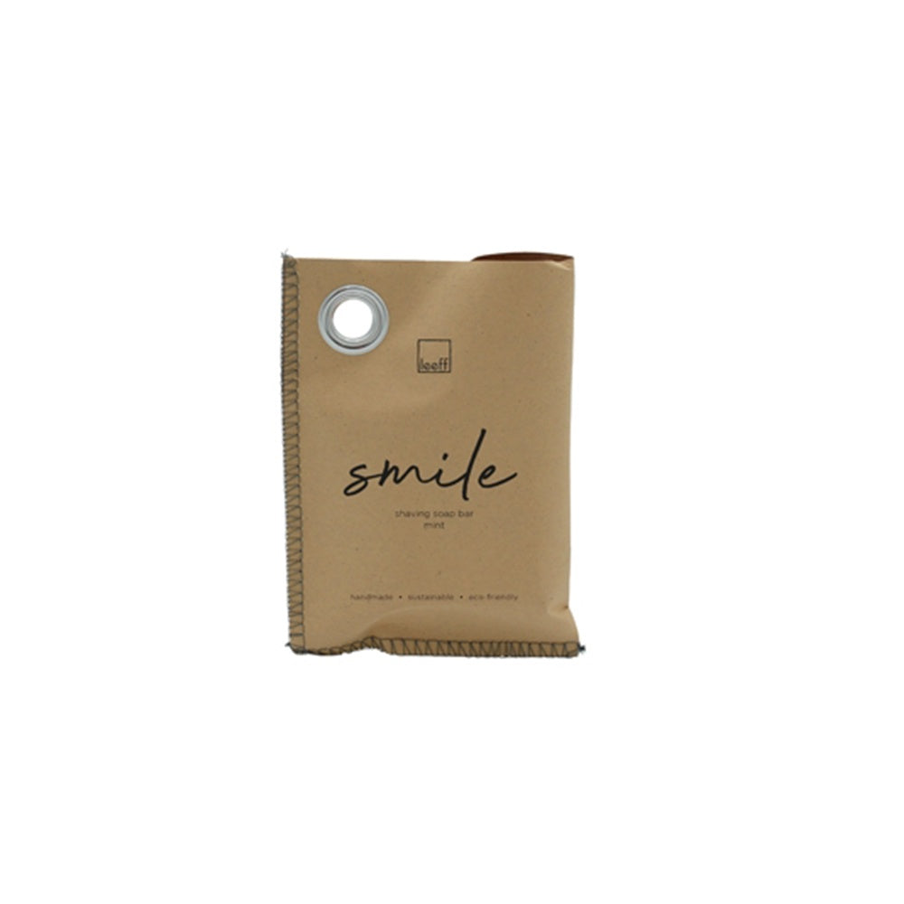 Zeepbar in Giftbag 'Smile'-shaving bar/mint