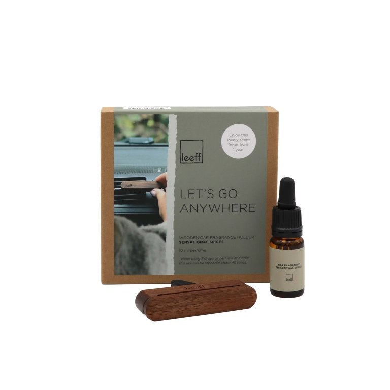 Autoparfum 'Let's go anywhere'-sensational spices