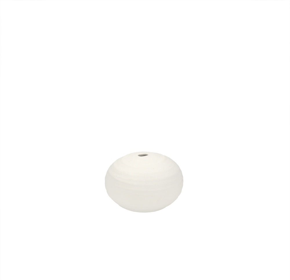 Vaas Mini Molly Keramiek 8,5x8,5cm-wit