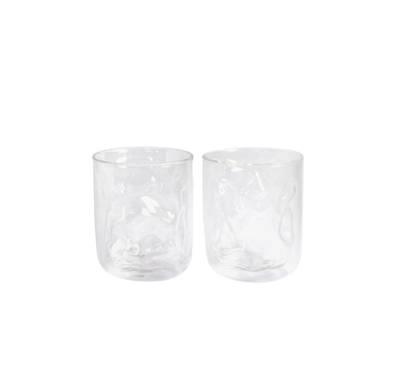 Double wall glass Daan (2 stuks)-transparant