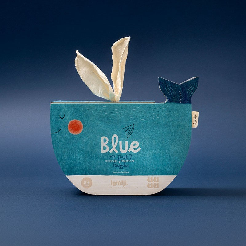 Puzzel 2+ jaar BLUE-5pcs