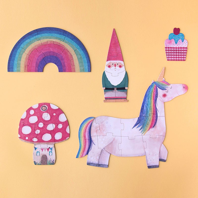 Puzzel 3+jaar HAPPY BIRTHDAY UNICORN!-10pcs