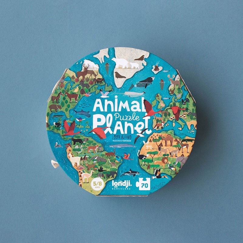 Puzzel 5-8jaar ANIMAL PLANET-70pcs