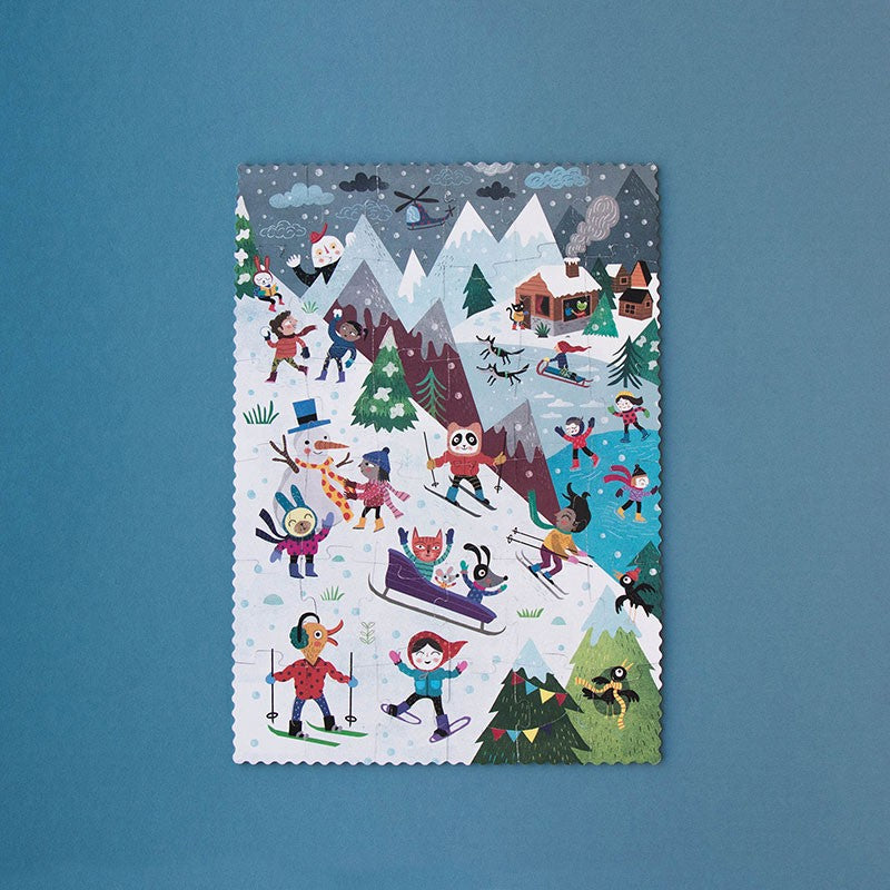 Puzzel 5-8jaar LET'S GO TO THE MOUNTAIN-36pcs