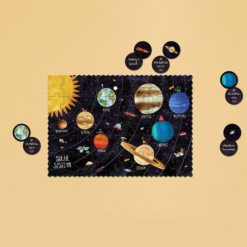 Puzzel Tiny 5+ jaar PLANETS-50pcs