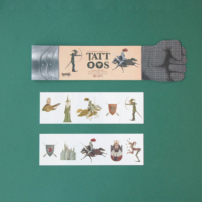 Tattoo Hands 3+ jaar MEDIEVAL