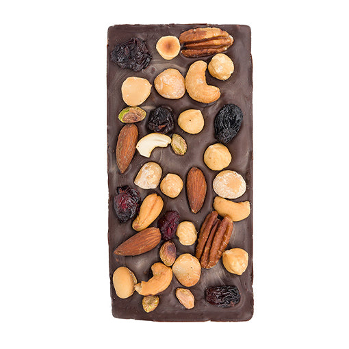 Love in a Box Chocolade Bar Puur-Cranberry/Notenmix