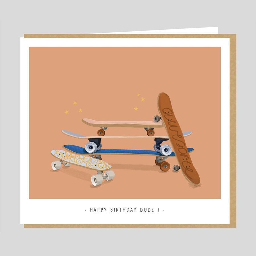 Wenskaart-Happy Birthday Dude!