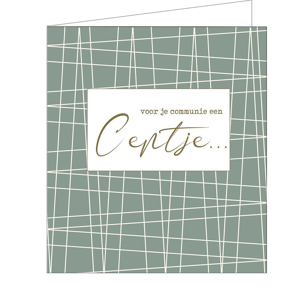Wenskaart-voor je communie een centje ...