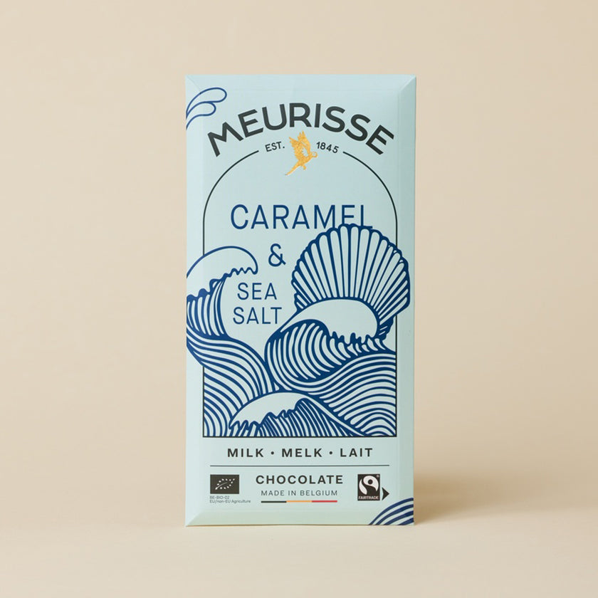 Meurisse Milk Chocolate met Caramel & Seasalt-100gr