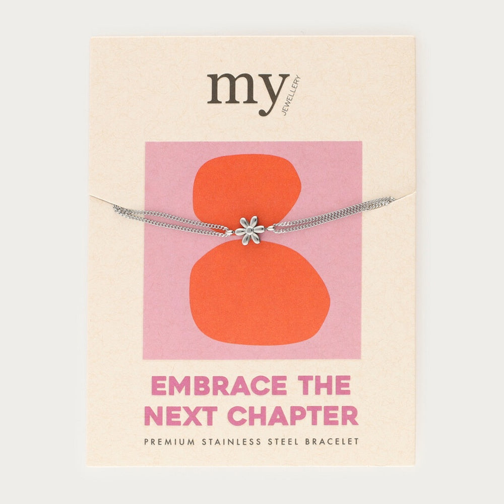 Armband Gift 'Embrace the next chapter'-Flower