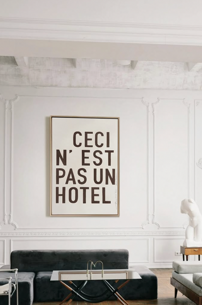 
                      
                        Art Print Poster 'Hotel'-black
                      
                    