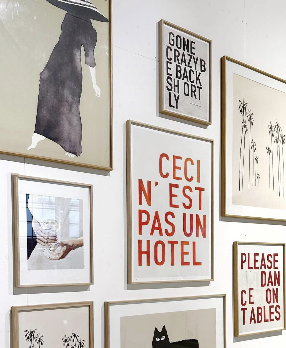 Art Print Poster 'Hotel'-orange