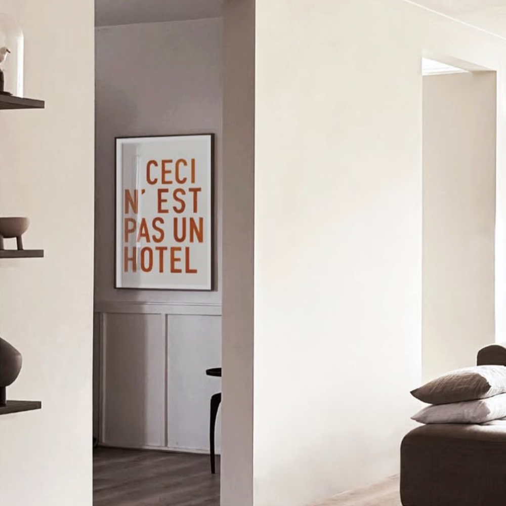 
                      
                        Art Print Poster 'Hotel'-orange
                      
                    