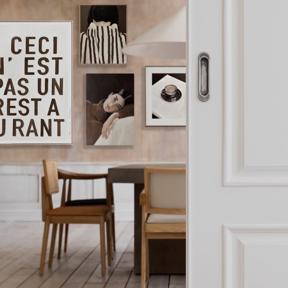 
                      
                        Art Print Poster 'Restaurant'-black
                      
                    