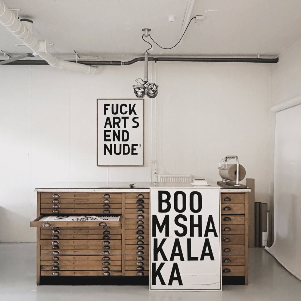Wenskaart 'Boomshakalaka' A6-black