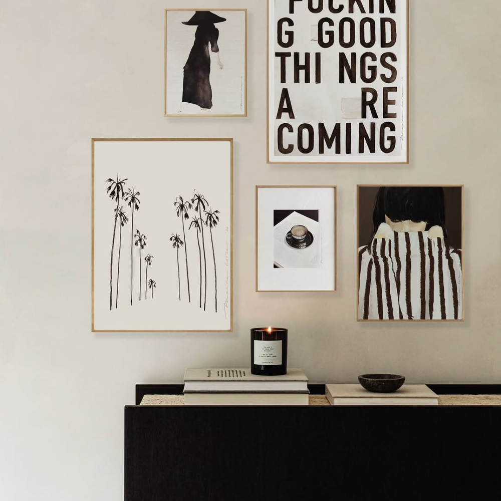 
                      
                        Wenskaart 'Good Things' A6-black
                      
                    