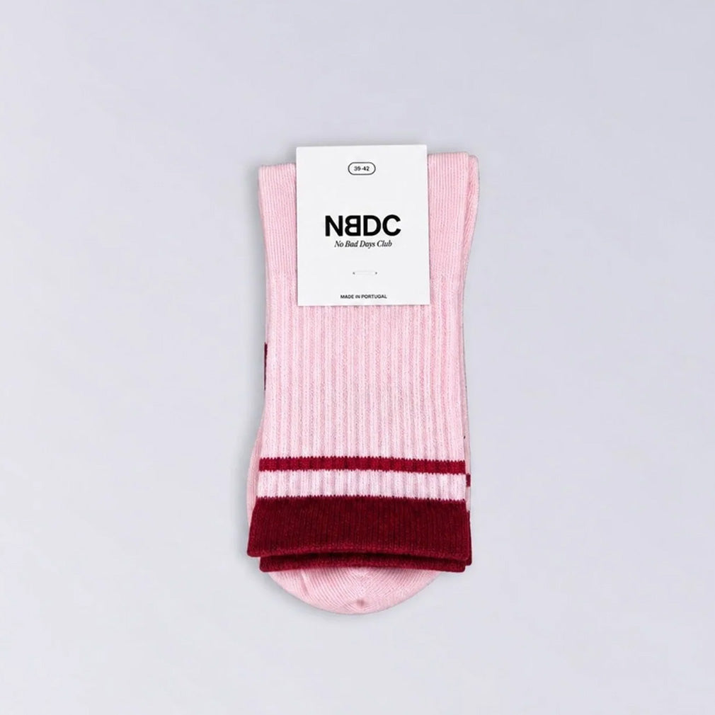 Sokken Colour COLORFUL STRIPES-roze/cherry