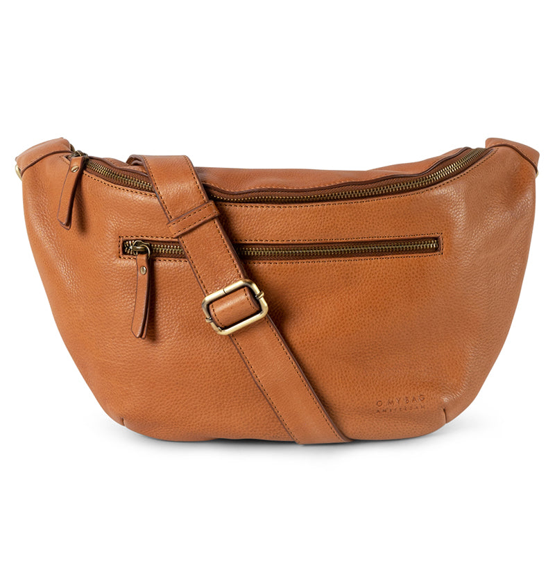 
                      
                        Drew Maxi Bum Bag / Checkered Strap-wild oak (Soft Grain leather)
                      
                    