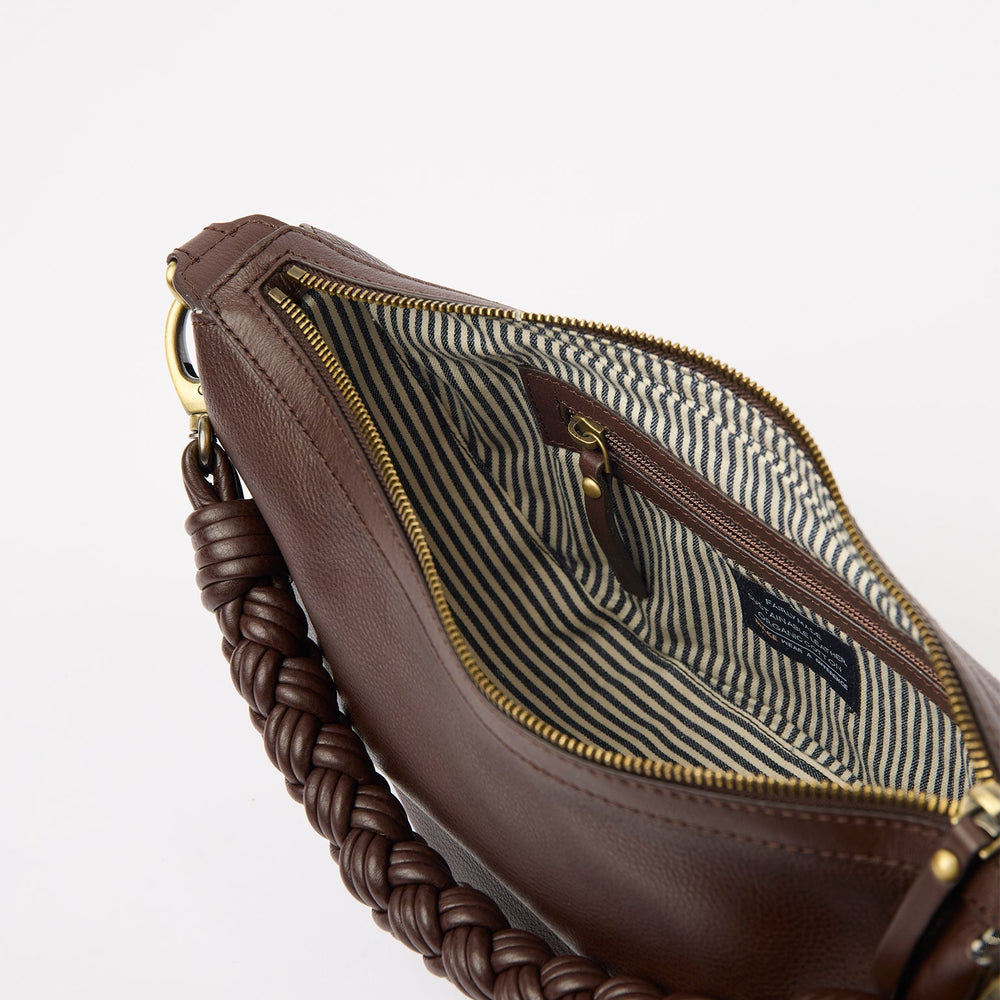 
                      
                        Leo Bum Bag Twisted Handle-Chocolate (Soft Grain leather)
                      
                    