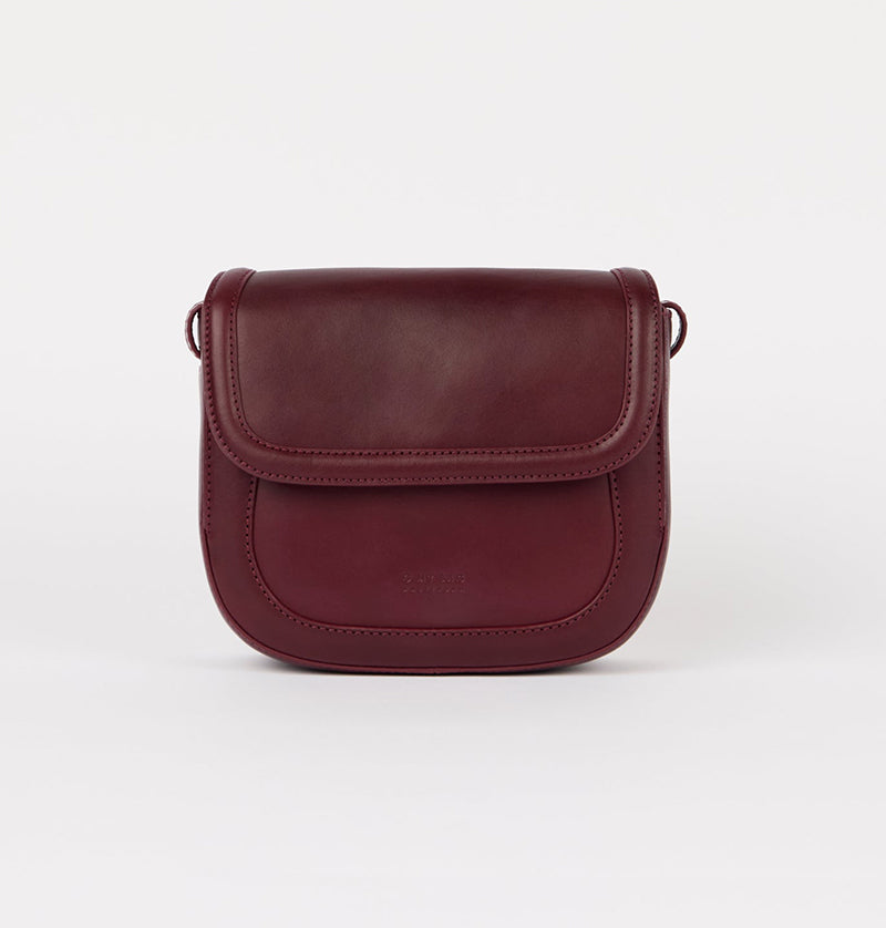 Handtas Nina-cherry (classic leather)