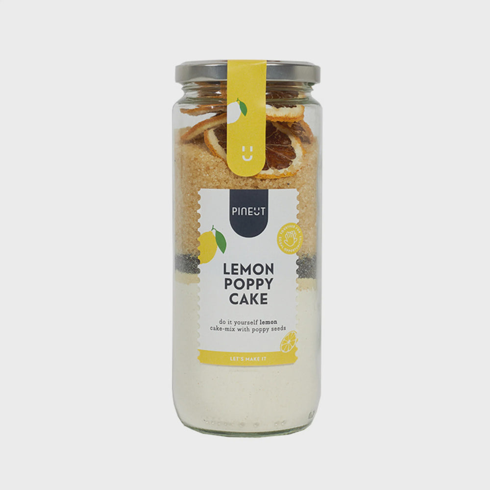 Pineut DIY Cake Lemon Poppy-Fles 500ML