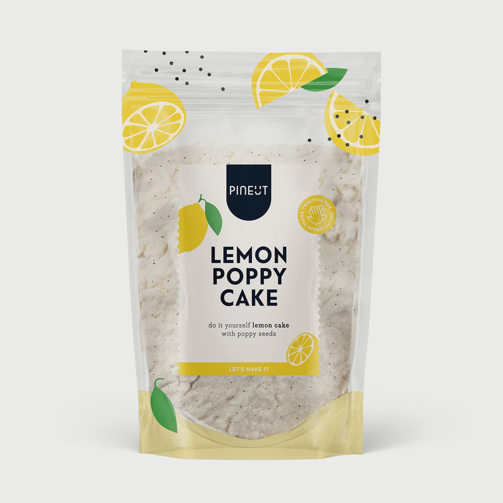 Pineut DIY Lemon Poppy Cake Bio-Pouchbag