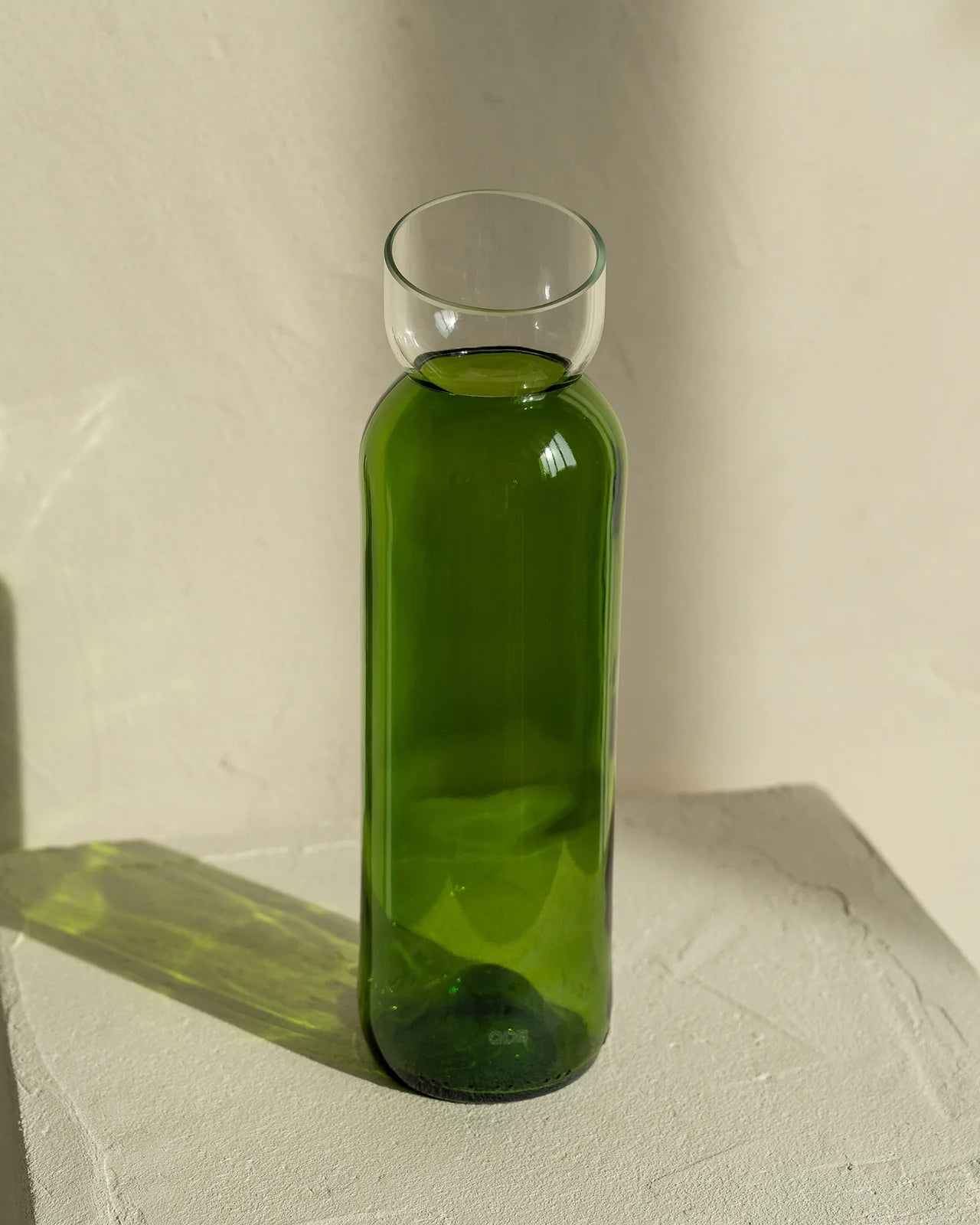 QDB Carafe Medium Bis 70cl-groen/wit glas