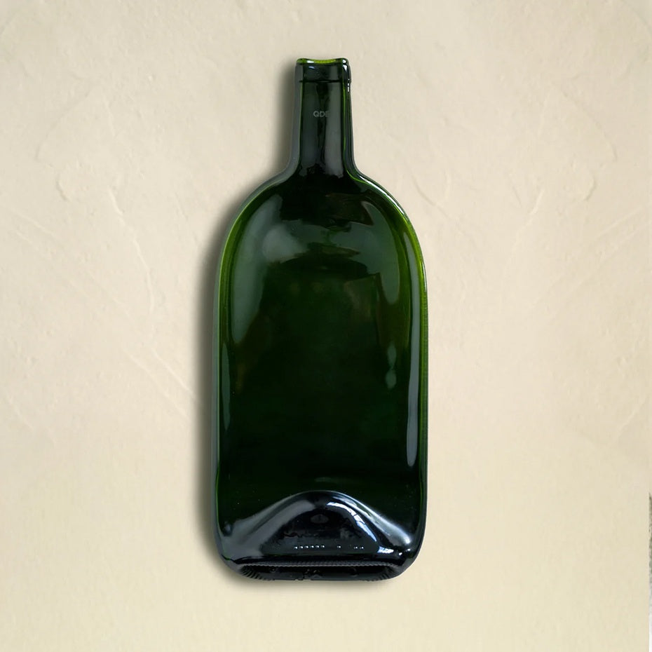 QDB Serveerplank / Planche apéritive Large Vert (15,5x36,5cm)-groen glas