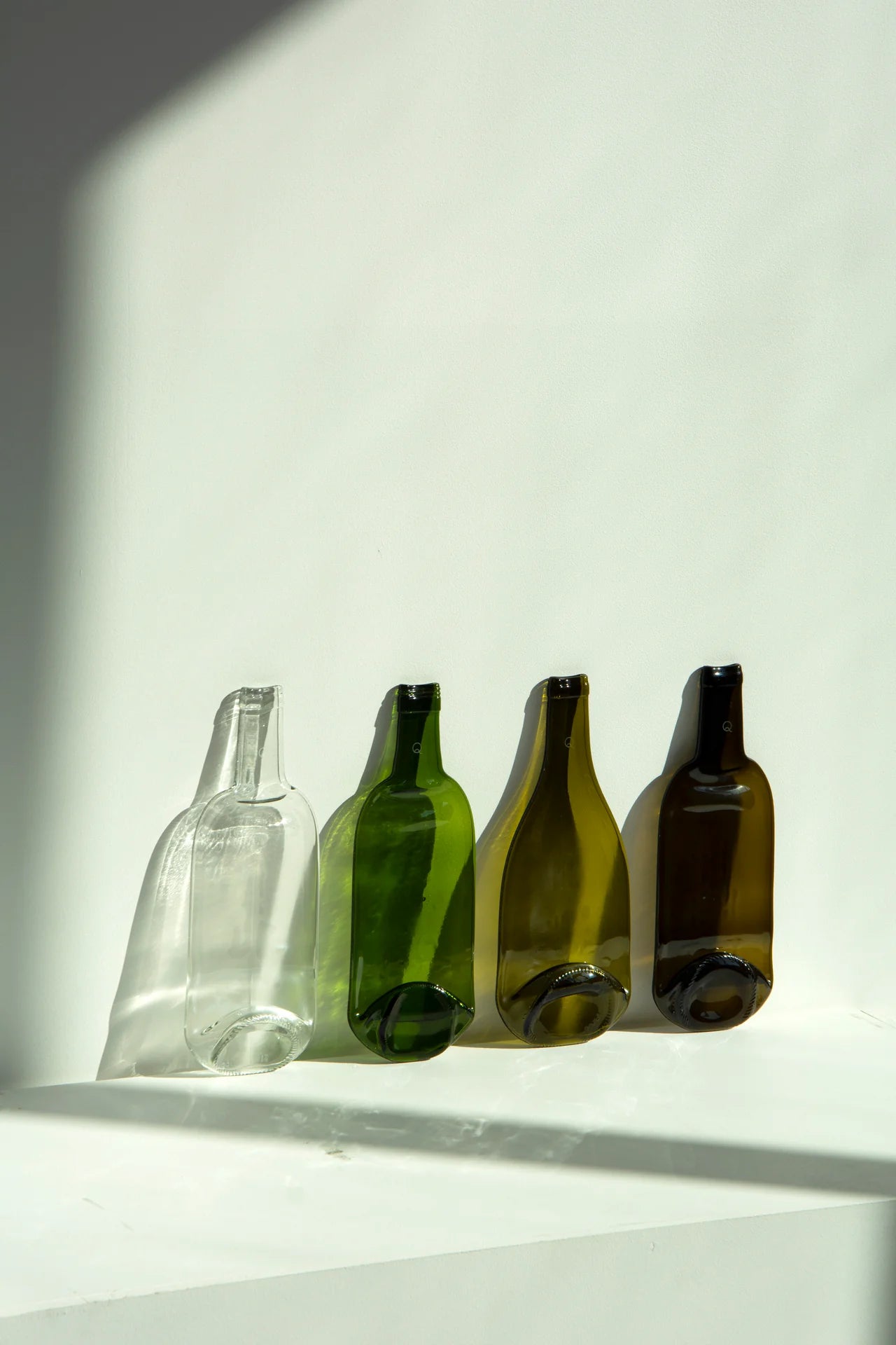 QDB Serveerplank / Planche apéritive Large Vert (15,5x36,5cm)-groen glas