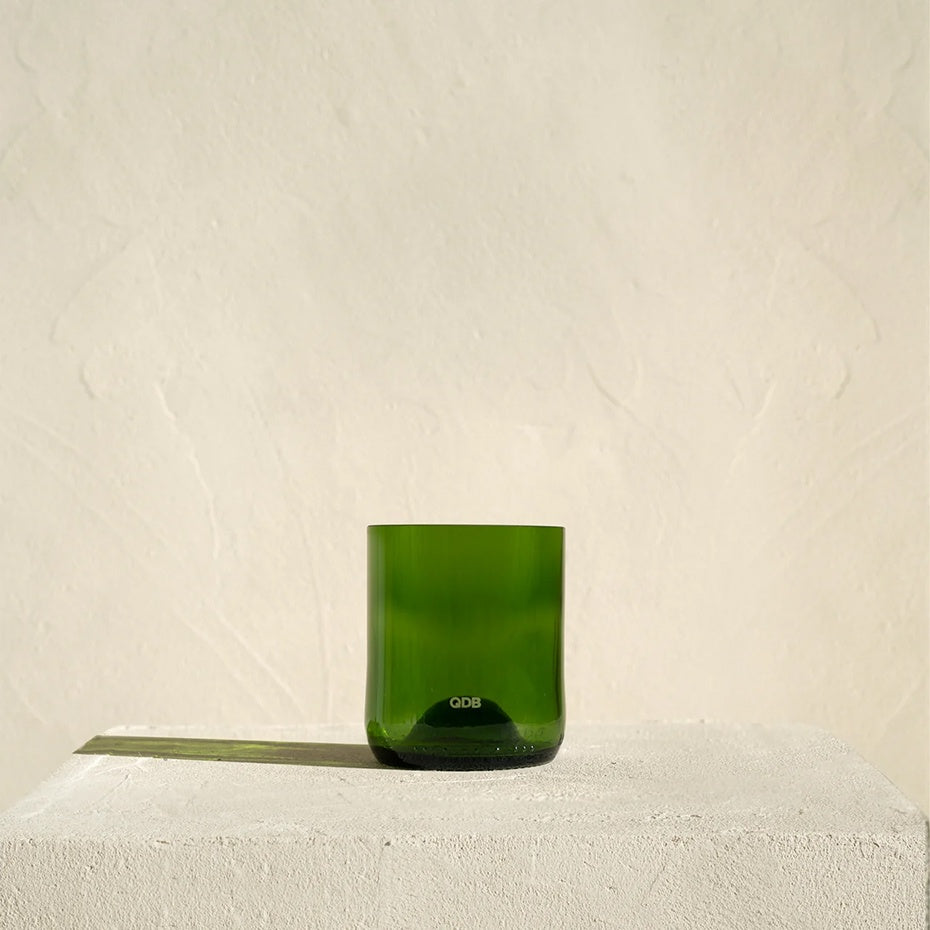 QDB Drinkglas Short Drink Vert 25cl (2 stuks)-groen glas