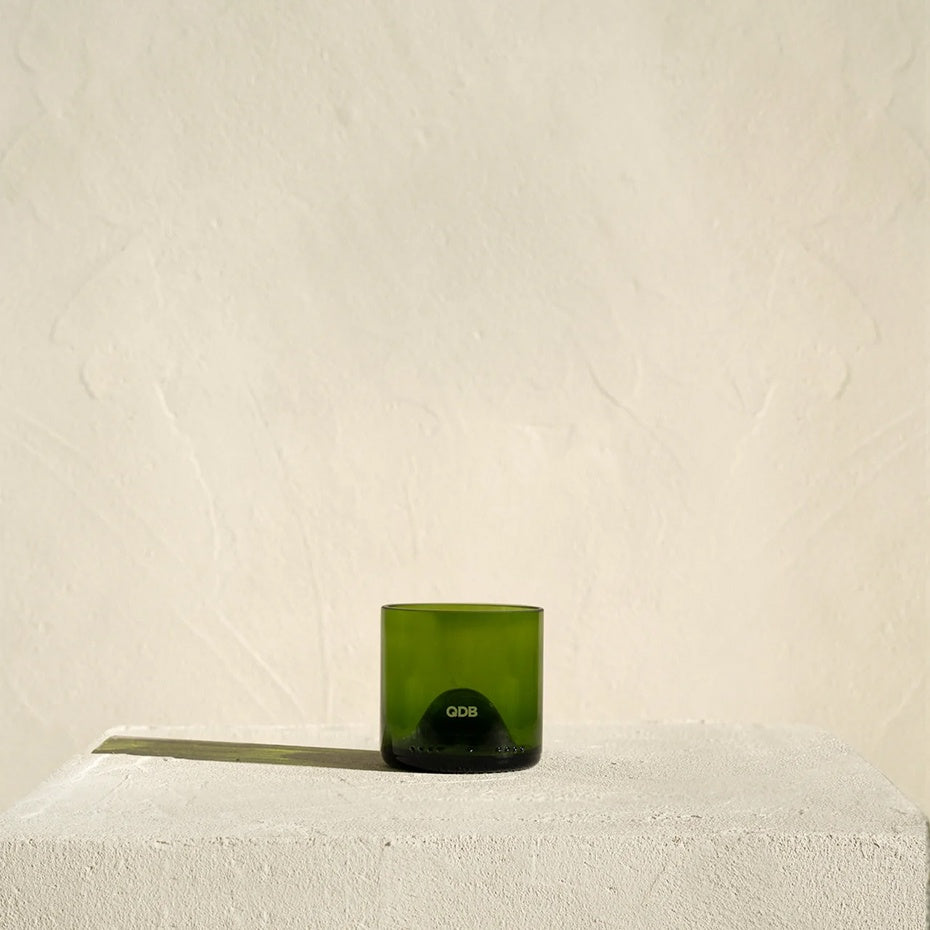 QDB Drinkglas Shot / Tasse à café 10cl (4 stuks)-groen glas