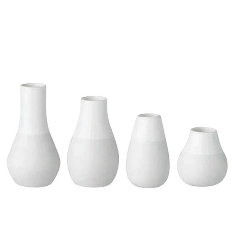 Mini Vase Set- 4stuks white