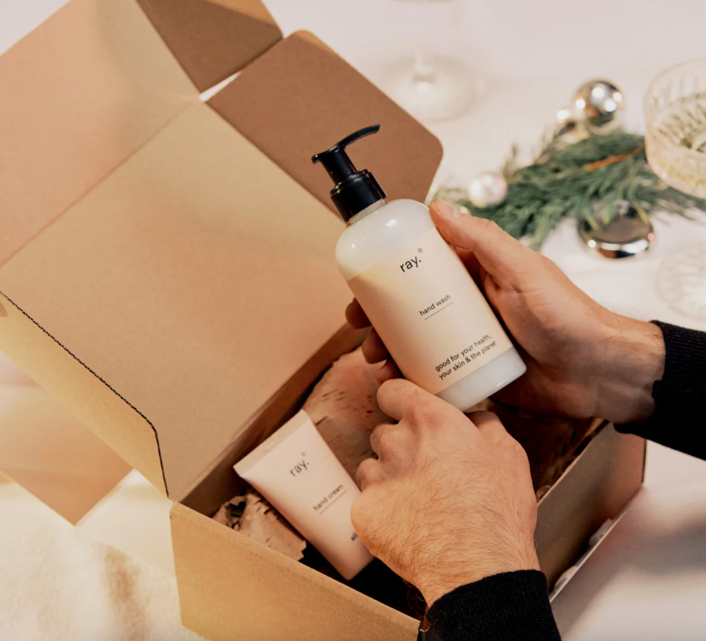 Giftset 'Zachte Handenroutine'-handwash & handcrème