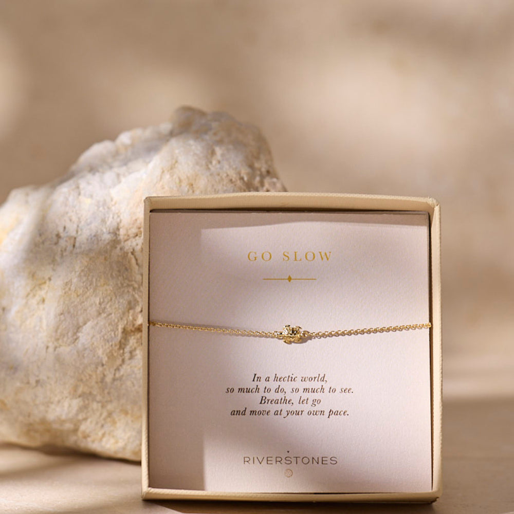 Armband Go Slow-gold
