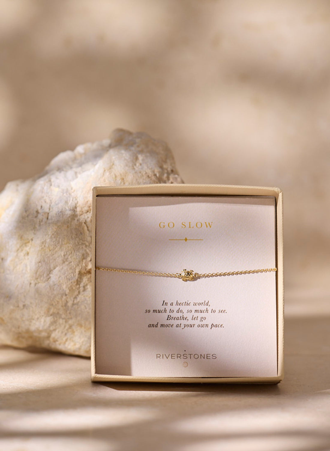 Armband Go Slow-gold