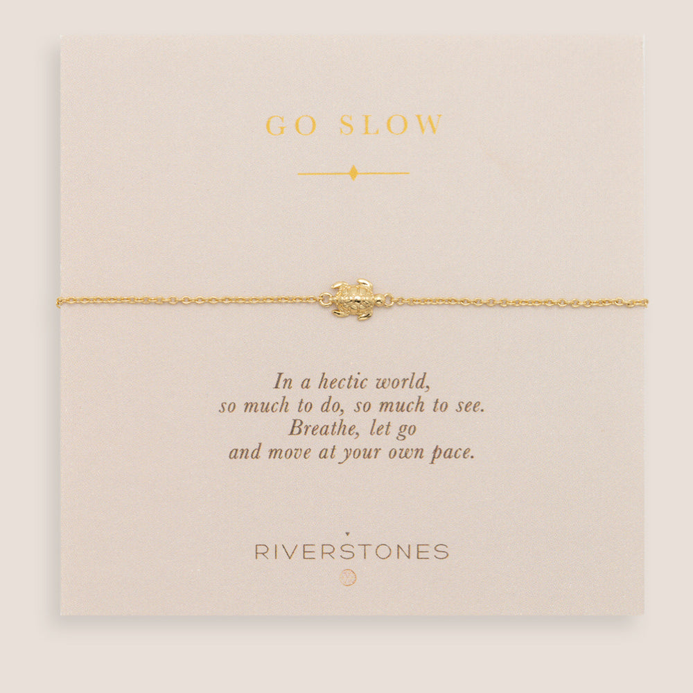 
                      
                        Armband Go Slow-gold
                      
                    