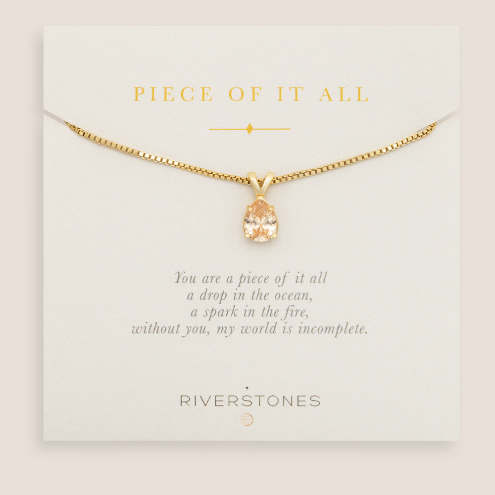 
                      
                        Ketting Drop Zirconia-gold
                      
                    