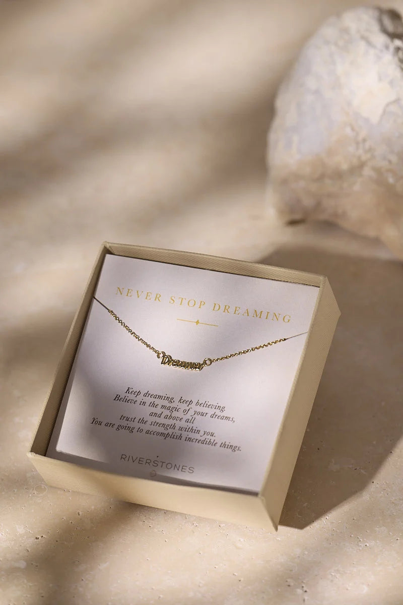 Ketting Never Stop Dreaming-gold