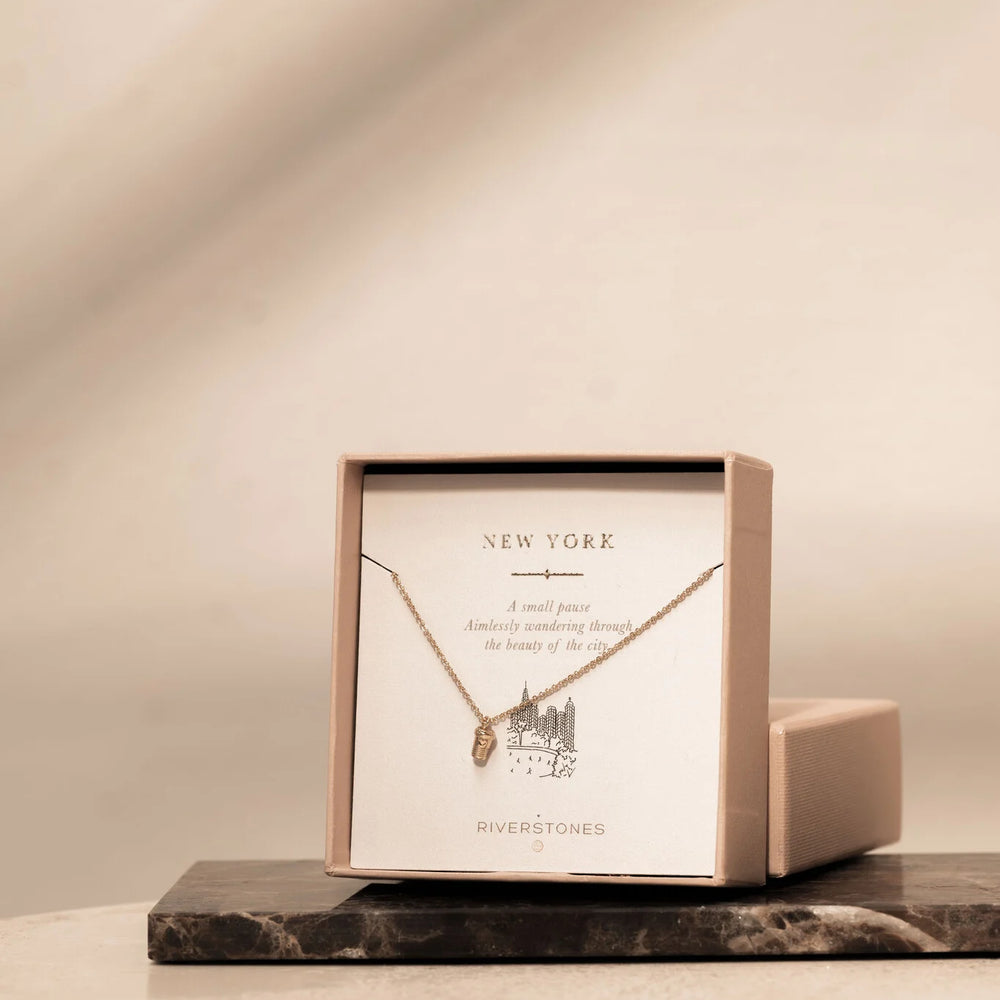 Ketting New York Coffee-gold