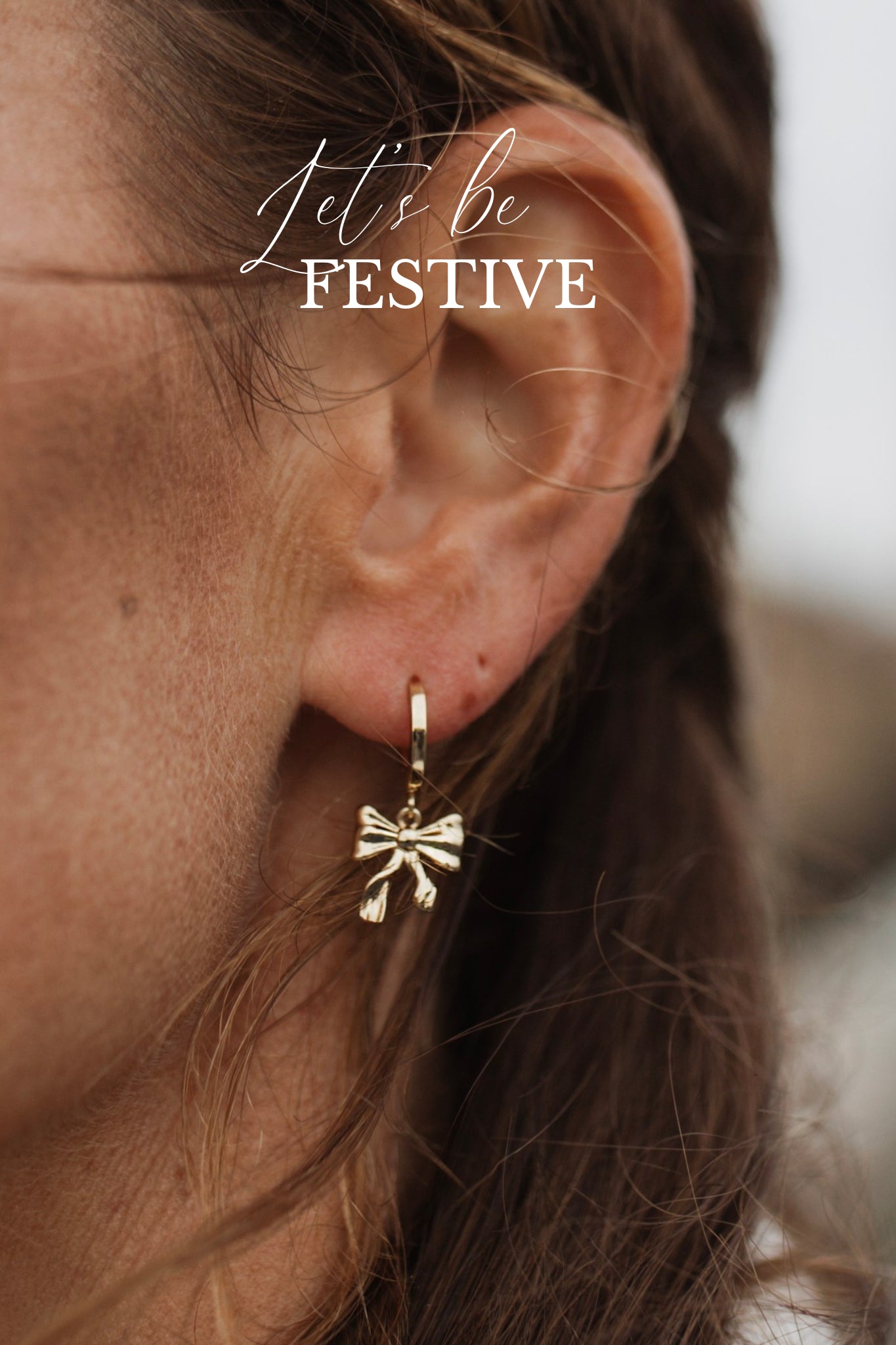 Oorbellen Festive Hoops New York-gold