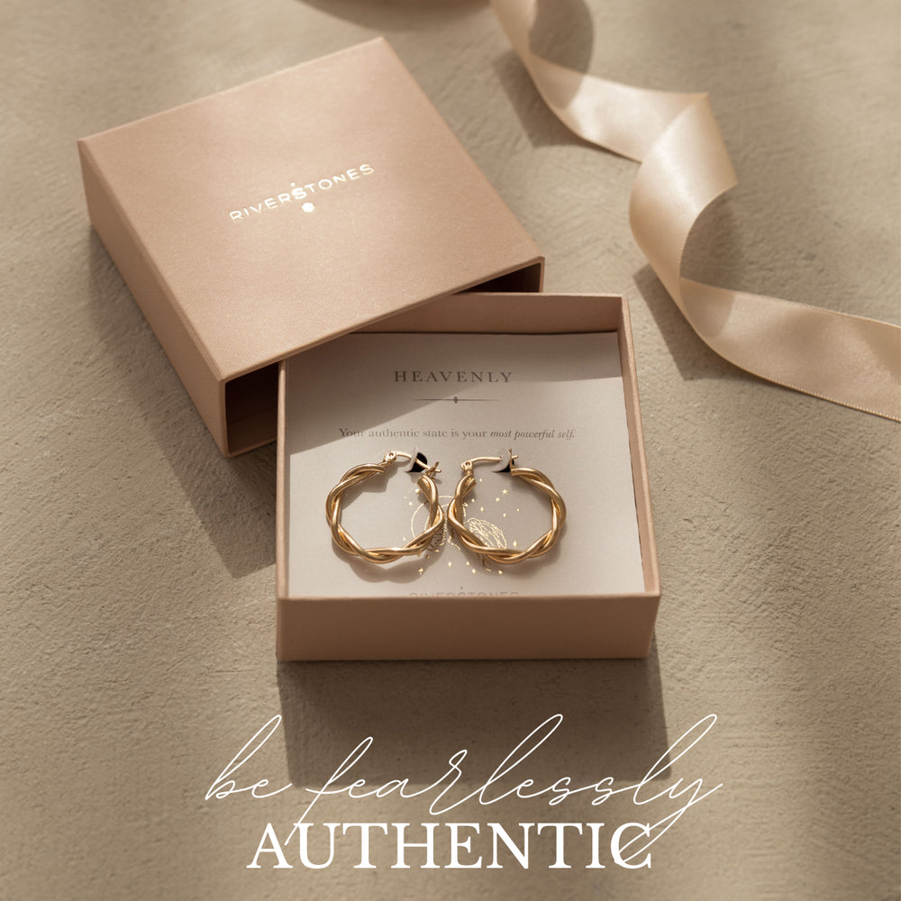 Oorbellen Heavenly Hoops-gold