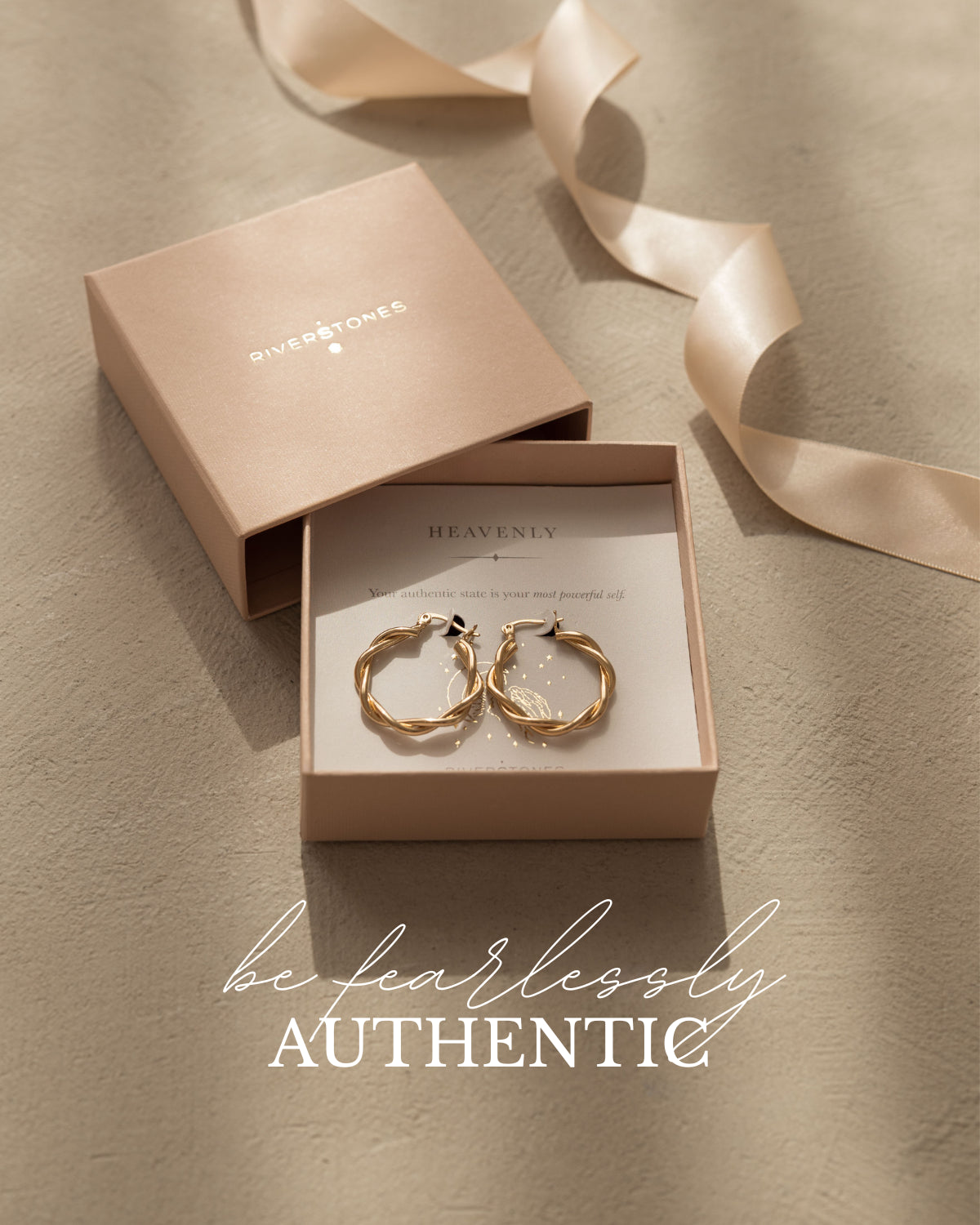Oorbellen Heavenly Hoops-gold
