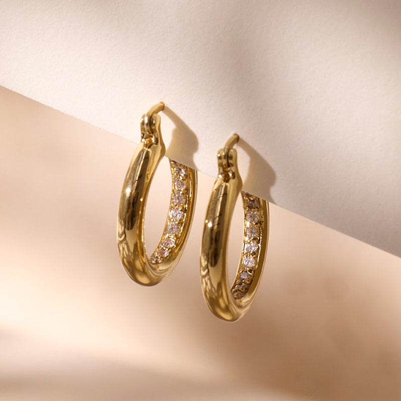 Oorbellen Inner Beauty Hoops-gold