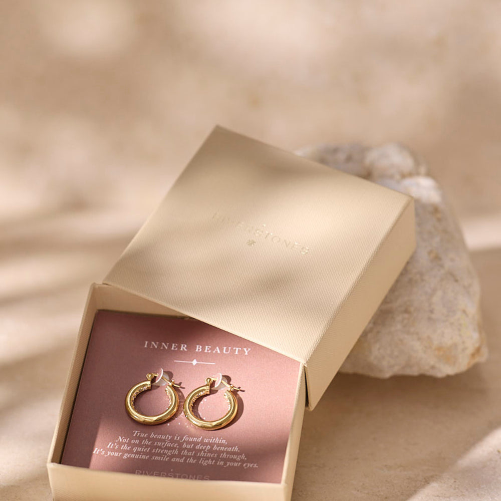 Oorbellen Inner Beauty Hoops-gold