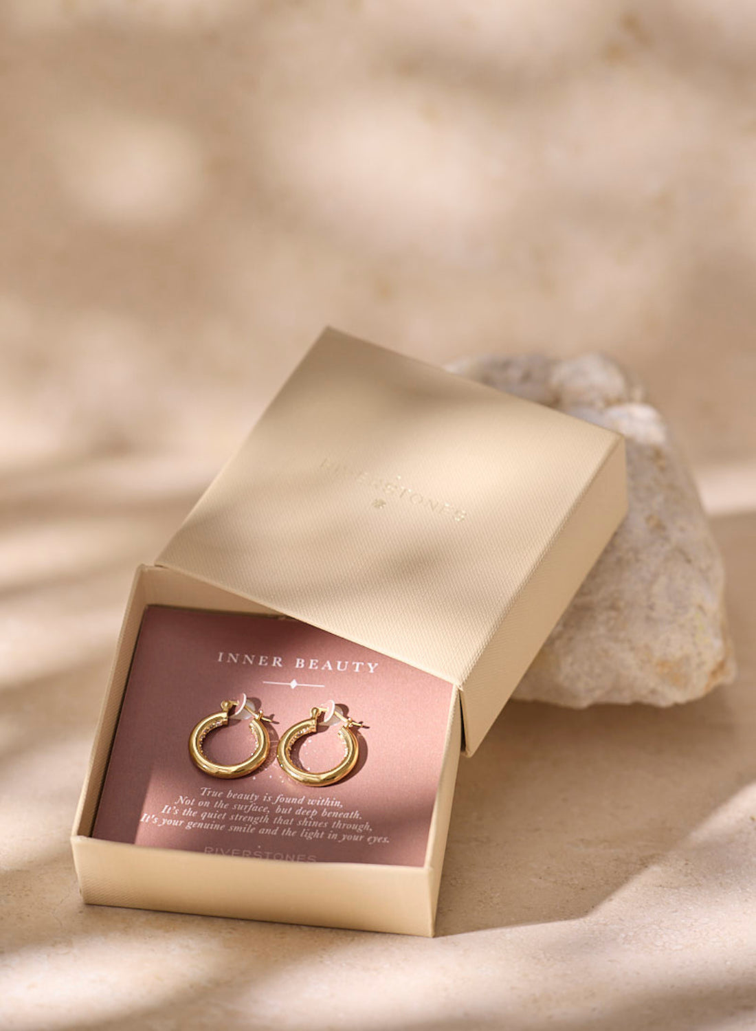 Oorbellen Inner Beauty Hoops-gold
